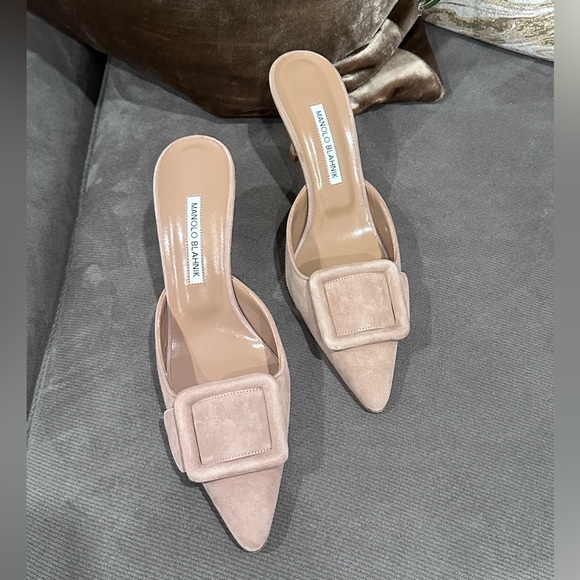 Manolo Blahnik Maysale Mule 70mm - Picture 5 of 11